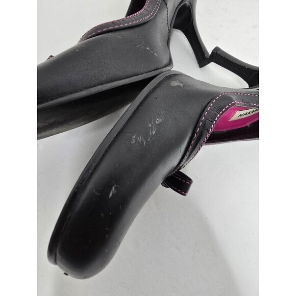 Vintage Y2K Steve Madden Black Party Pumps High Heels - Picture 5 of 16